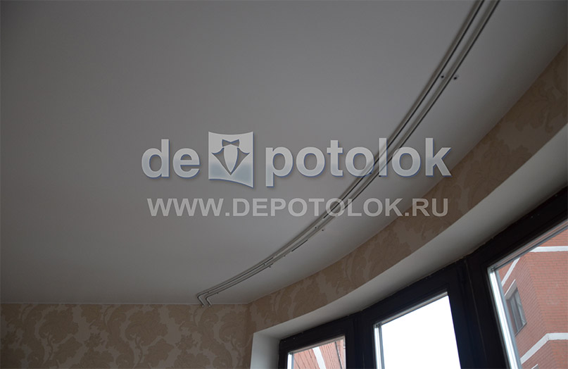 Установка натяжных потолков при неровных стенах